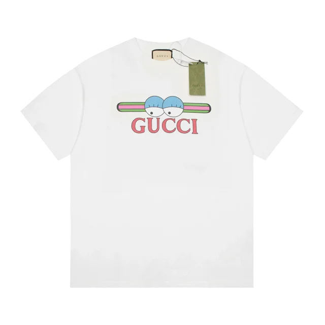 Gucci T-Shirts Logo-print crewneck product detail image 12