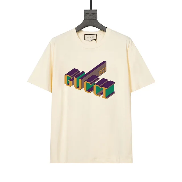 Gucci T-Shirts Logo-print crewneck product detail image 14