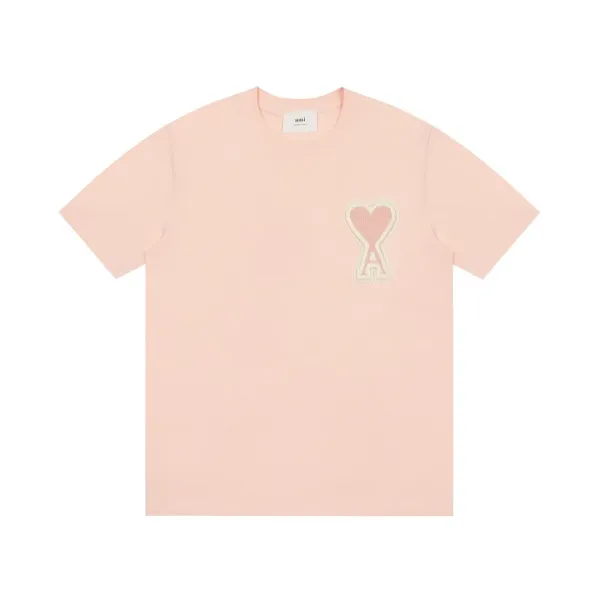 Ami Paris Dragon Embroidery Gray T-Shirt - 14