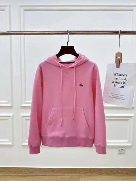 Lacoste Classic Hoodie Pink Hoodie - 1