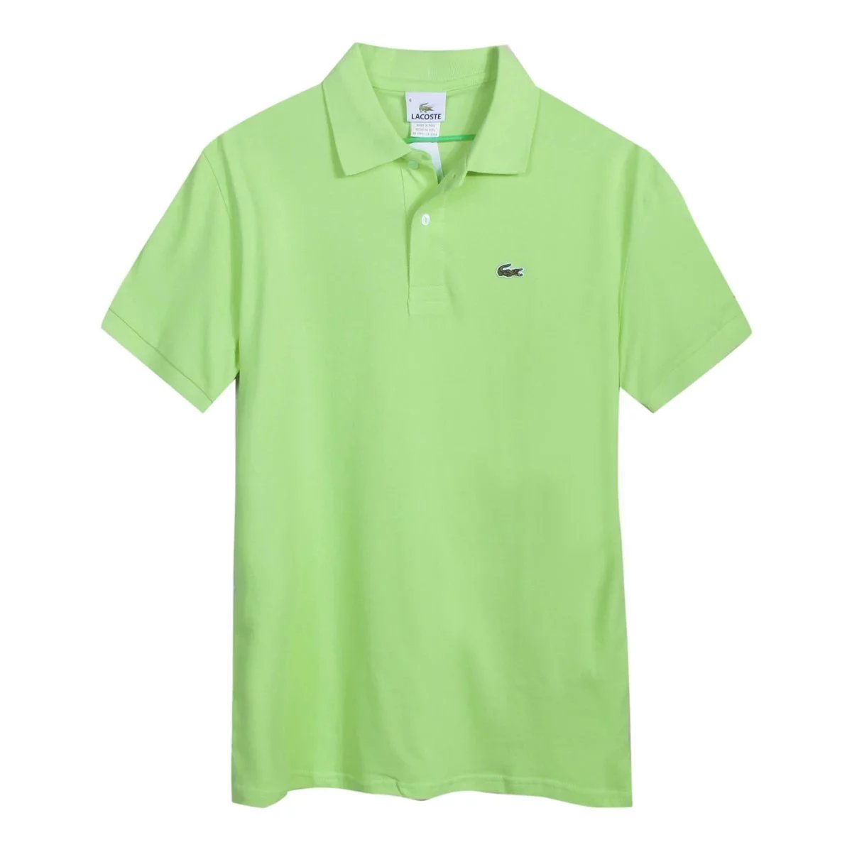 Lacoste Classic Polo Shirt Lime Green Polo - 13