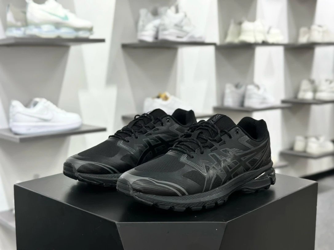 Asics Gel Terrain "Triple Black" All Terrain Series Low cut Lightweight Fitness Outdoor Cushioning Leisure Sports Running Shoes "Samurai All Black"