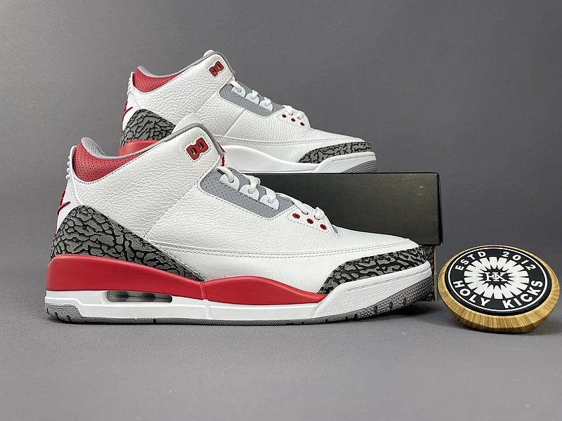 Air Jordan 3 Retro White Cement Red Sneakers Basketball Shoes product detail 10 in Litbuy spreadsheet finds
