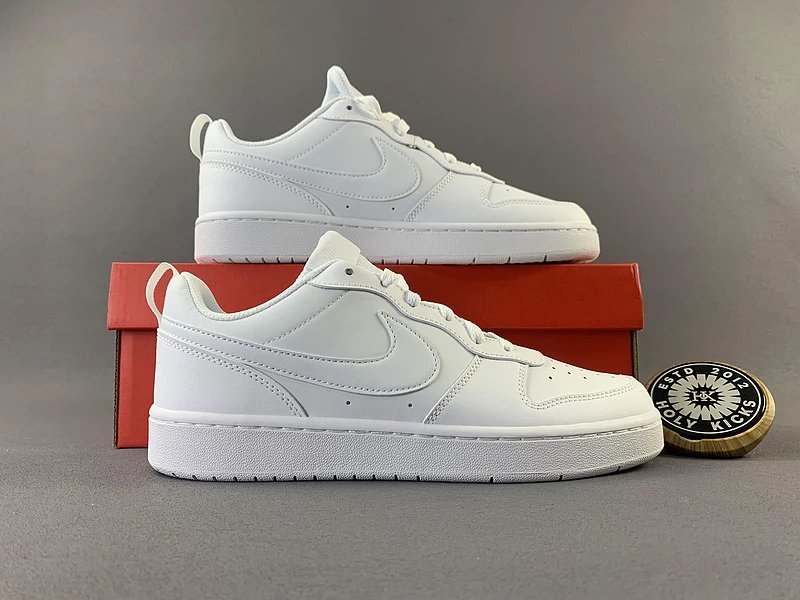 Nike Court Borough Low 2 Black / University Red Sneakers - 11