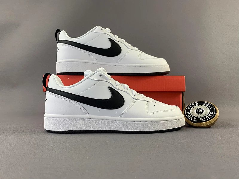 Nike Court Borough Low 2 Black / University Red Sneakers - 5
