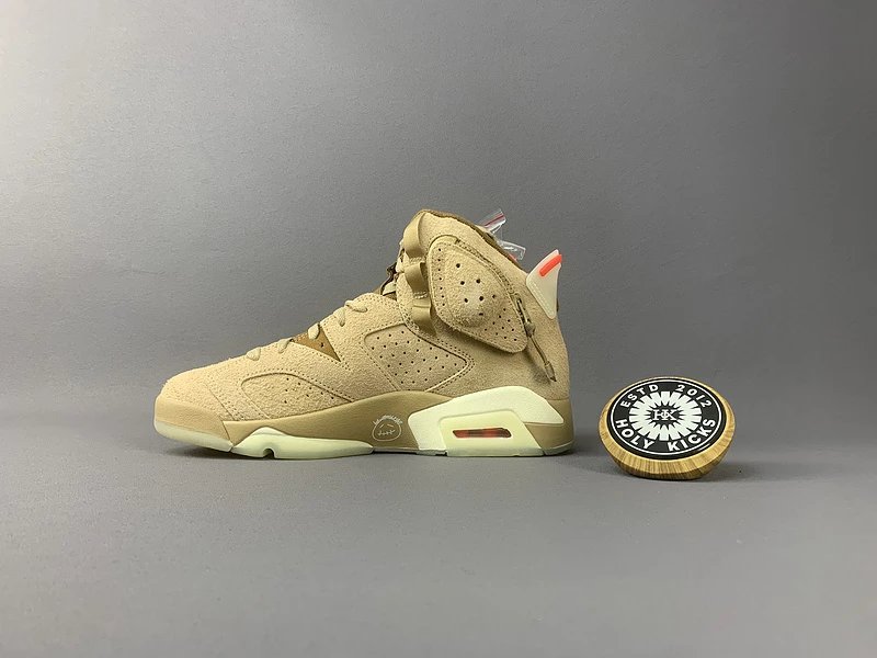 Air Jordan 6 Retro 'Infrared' Pale Grey Sneakers - 15