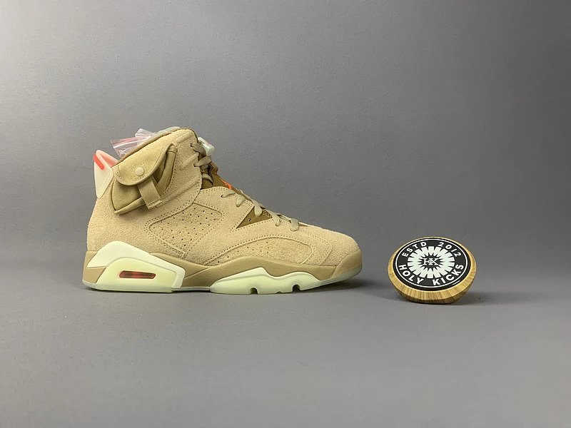 Air Jordan 6 Retro 'Infrared' Pale Grey Sneakers - 14