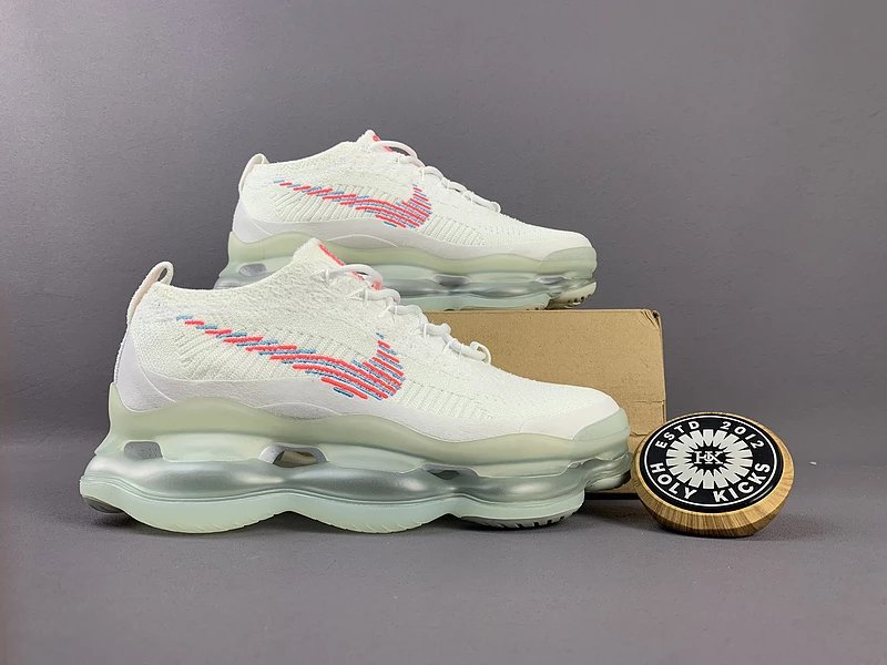 Nike Air Max Scorpion Flyknit White Pink Blue