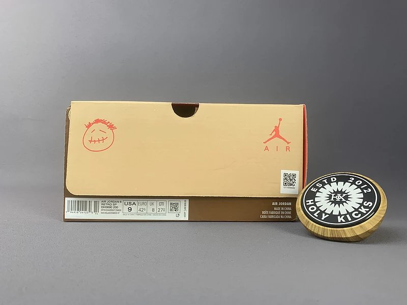 Air Jordan 6 Retro 'Infrared' Pale Grey Sneakers - 13