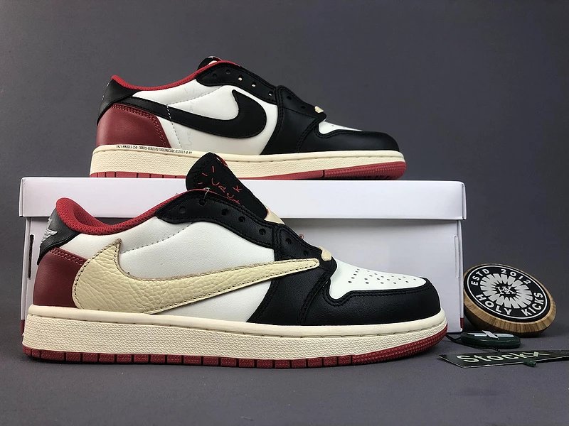 Jordan 1 Low x Travis Scott Canary Black Red
