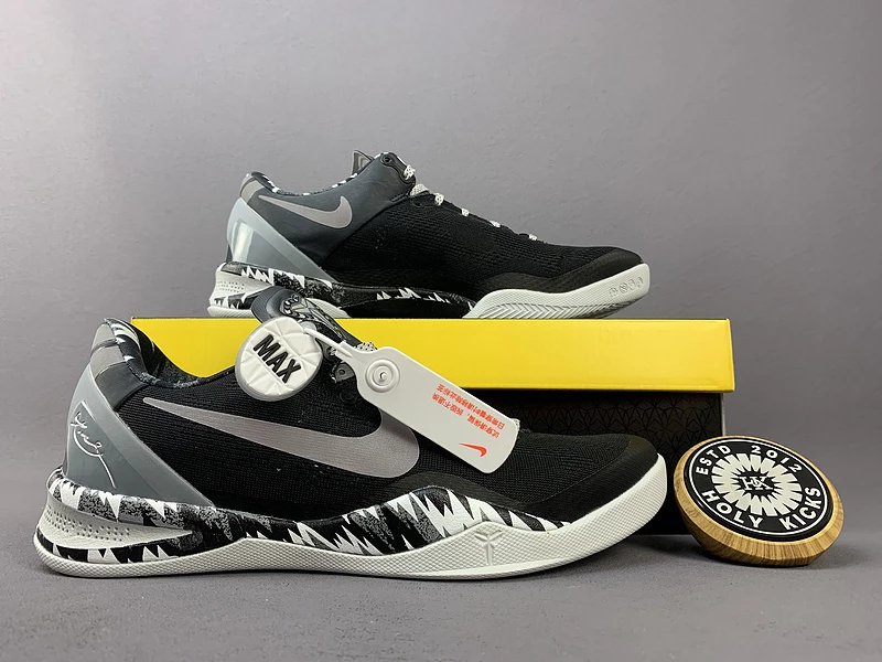 Nike Kobe 8 System Black Mamba Black Grey