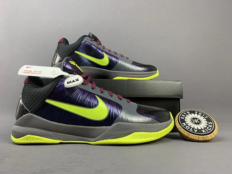 Nike Kobe 5 Protro Chaos Black Purple Volt
