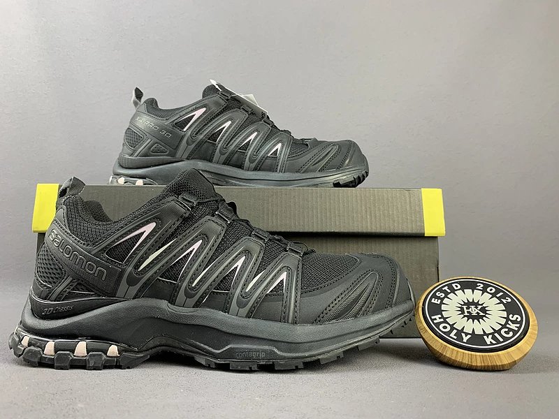 Salomon XA Pro 3D Black / Beige Trail Running Shoes - 2