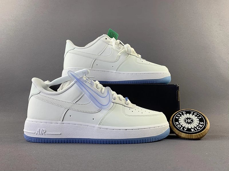 Nike Air Force 1 Low White Ice Sole Jewel Swoosh