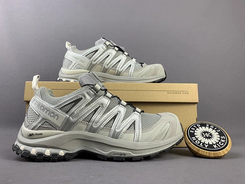 Salomon XA Pro 3D Black / Beige Trail Running Shoes - 7