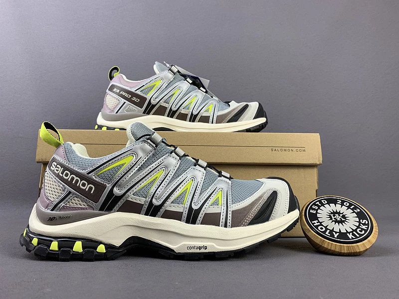 Salomon XA Pro 3D Black / Beige Trail Running Shoes - 4