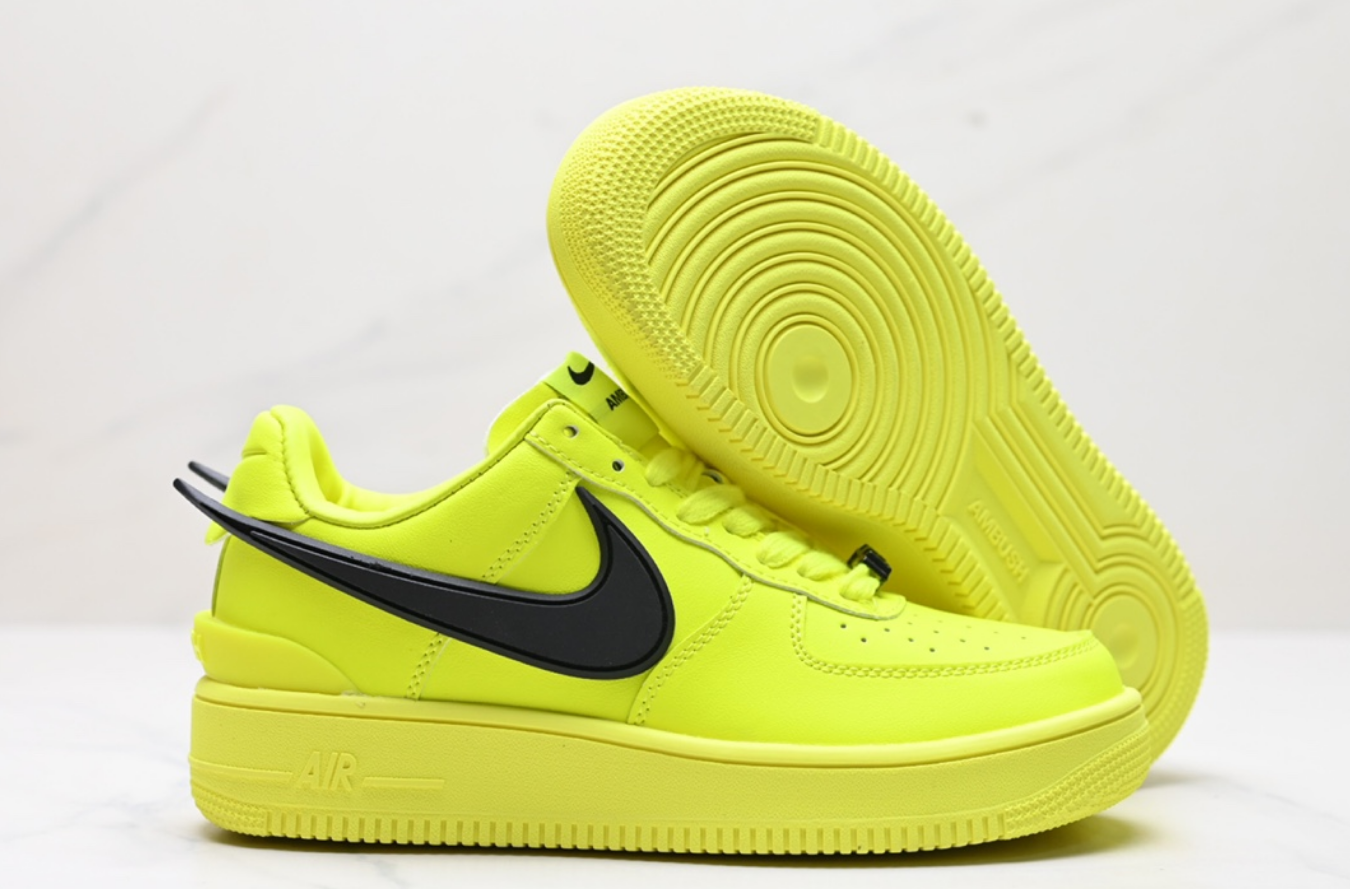 Nike Air Force 1 Low Volt Yellow Sneakers - 1