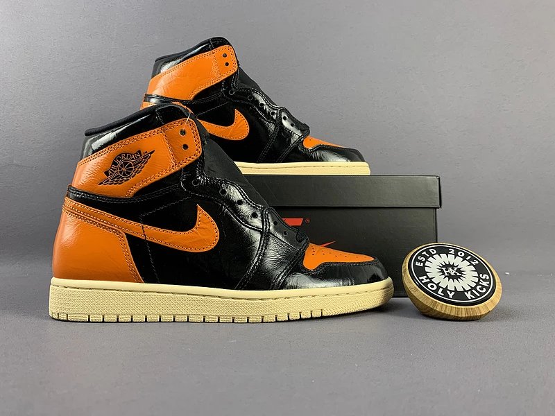 Jordan 1 Retro High Shattered Backboard Orange Black