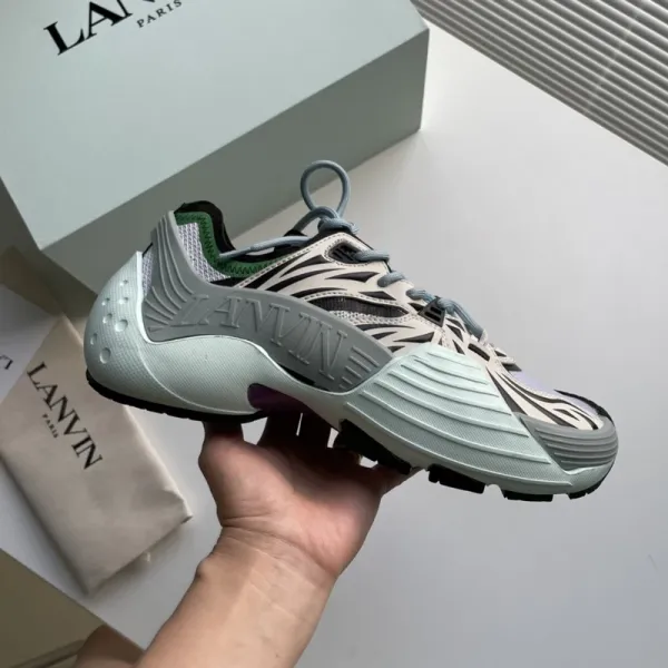 Loewe Puzzle Sneaker Multicolor Woven Lace Sneakers - 12