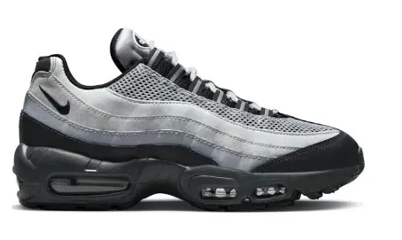 Nike Air Max 95 Gray Black Yellow Sneakers - 4