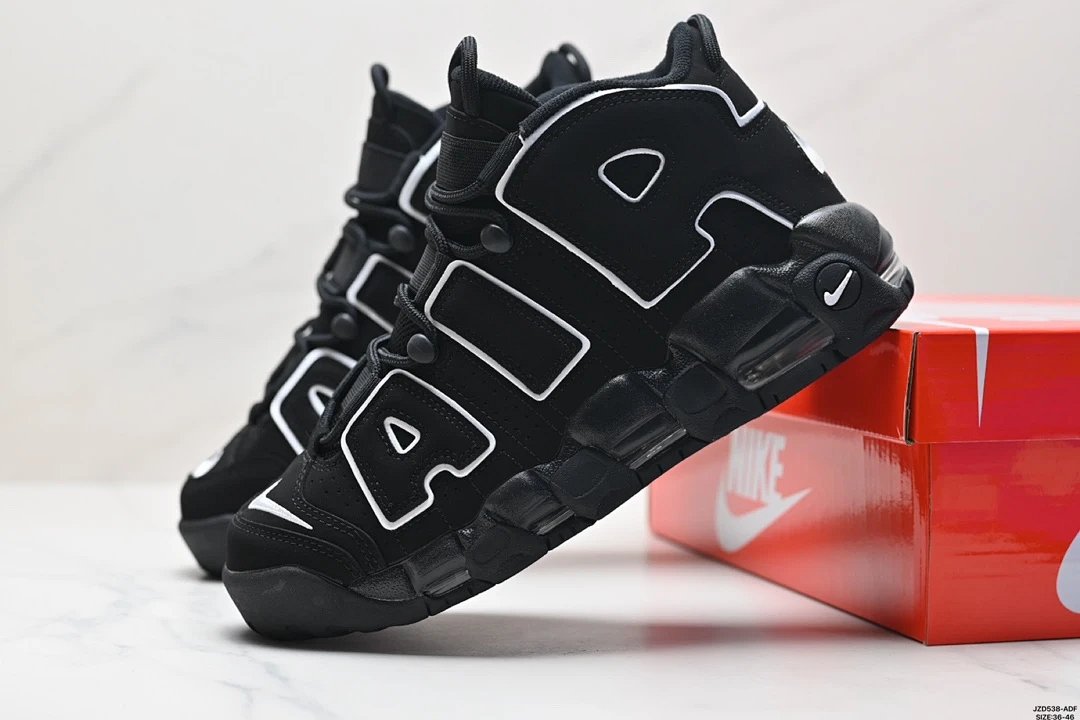 Nike Air More Uptempo White / Black / Red Sneakers Basketball Shoes product detail 11 in Litbuy spreadsheet finds