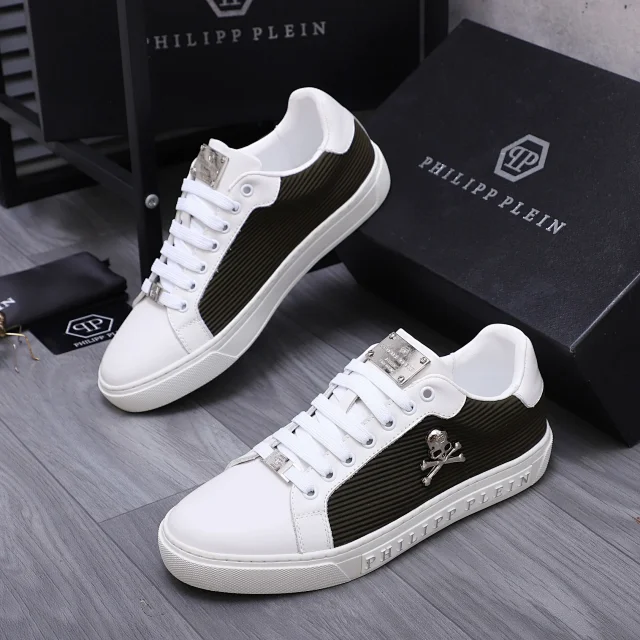Philipp Plein Sneakers Low-top skull-emblem with patterned side panels product detail image 10