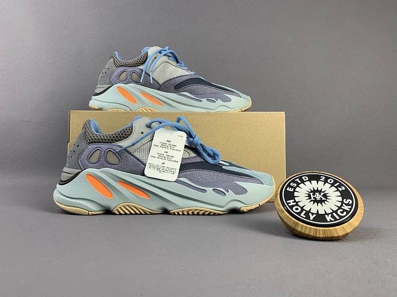 Adidas Yeezy Boost 700 Carbon Blue Orange