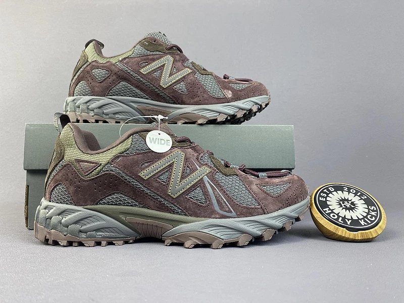 New Balance 610 Trail Green White Wide