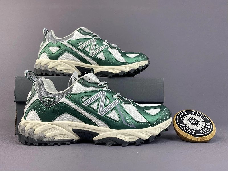 New Balance 610 Trail White Navy Wide