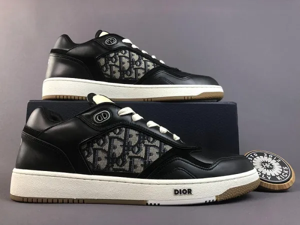 Dior B23 Oblique White Sneakers - 4