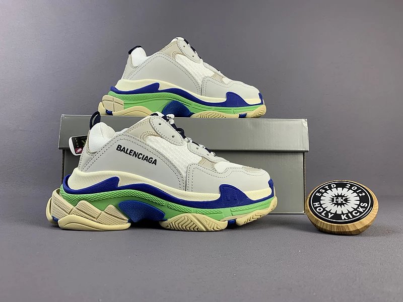 Balenciaga Triple S White Blue Green