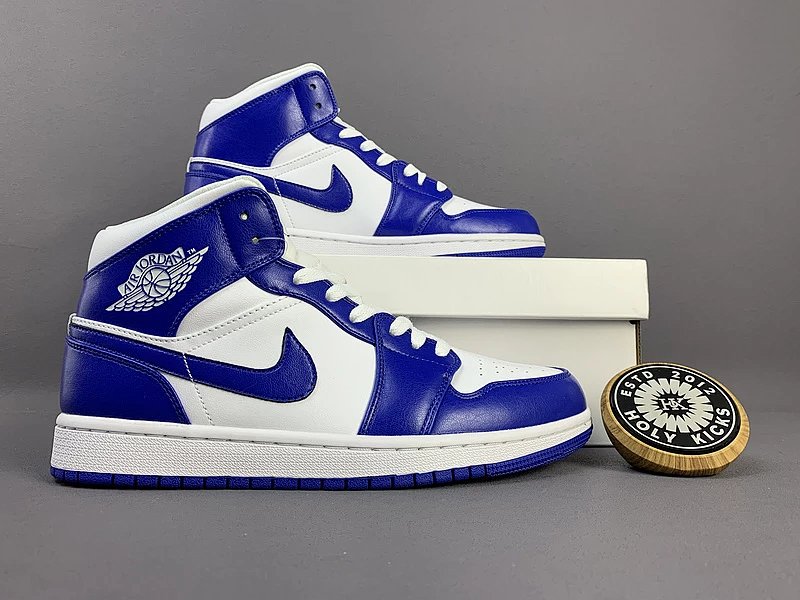 Air Jordan 1 Mid University Blue Yellow White Sneakers Basketball Shoes product detail 16 in Litbuy spreadsheet finds