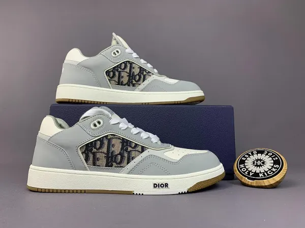 Dior B23 Oblique White Sneakers - 9