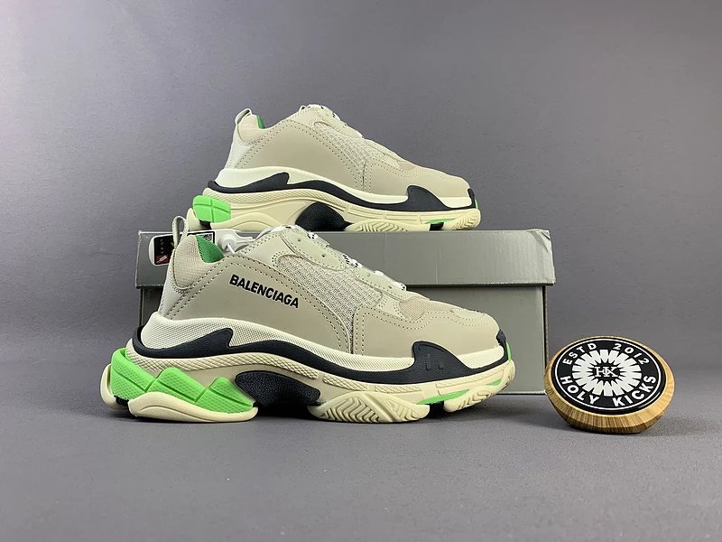 Balenciaga Triple S Beige Green Black