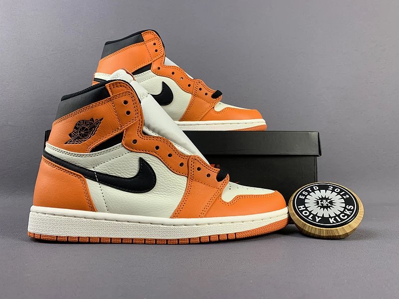 Jordan 1 Retro High OG Starfish Orange White
