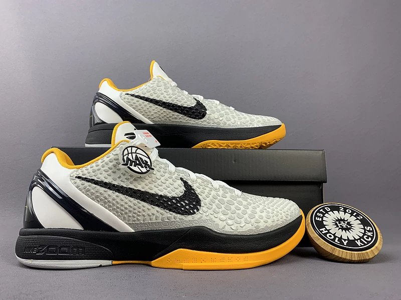 Nike Kobe 6 Protro Del Sol White Yellow Black