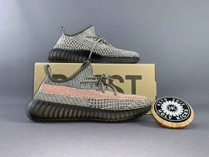 Adidas Yeezy Boost 350 V2 Zebra Gray Sneakers - 12