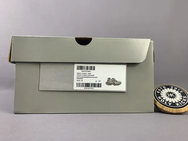 Holy Kicks x Asics Gel-Burz 2 Gray Silver Chunky Sneakers - 2