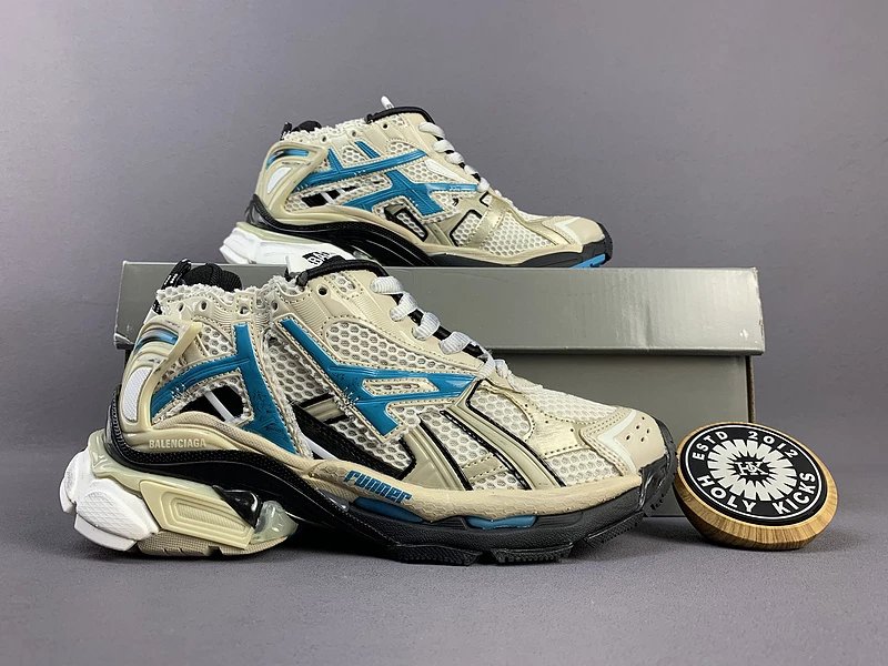 Balenciaga Runner Cream Blue