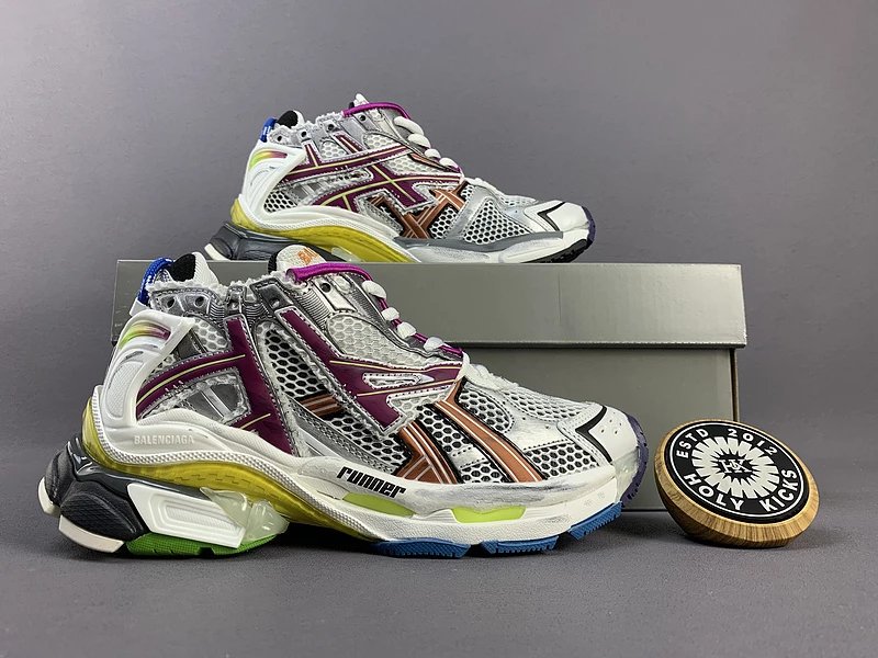 Balenciaga Runner Silver/Multi-Color
