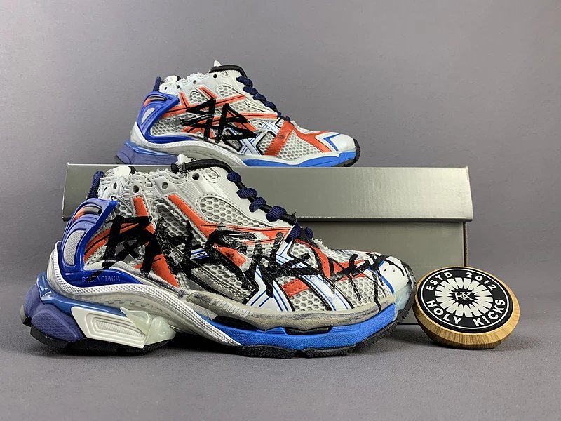 Balenciaga Runner White/Red/Blue