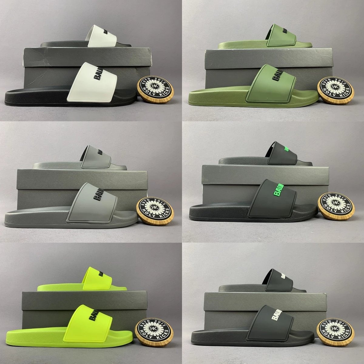 A sporty pool slipper from Balenciaga.