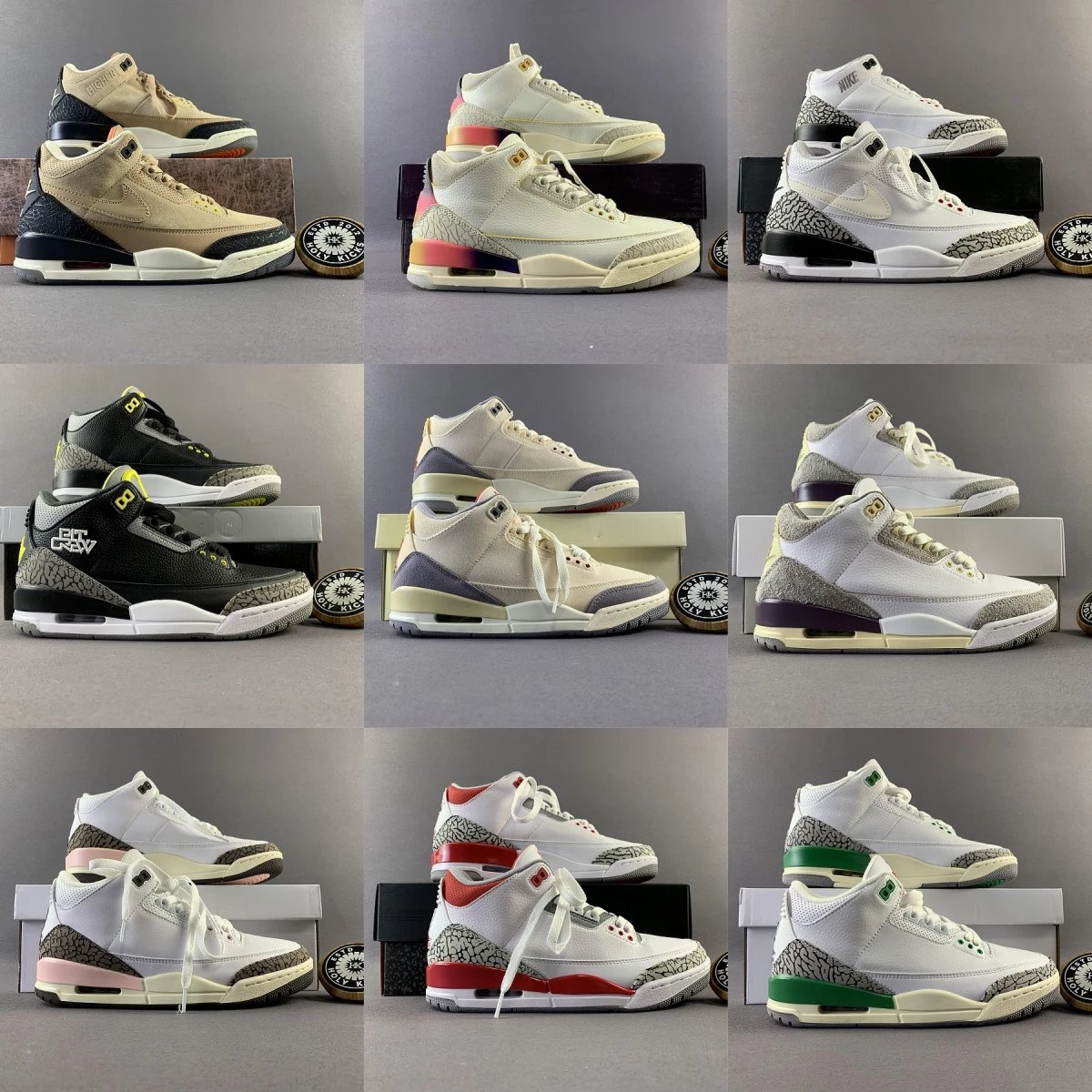 Air Jordan 3 Sneakers [Multipl