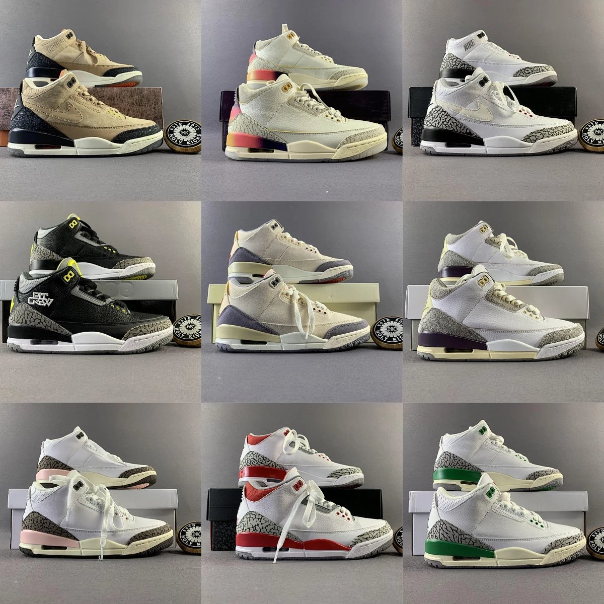 Air Jordan 3 Retro 'Milk' Sneakers Basketball Shoes product detail 2 in Litbuy spreadsheet finds