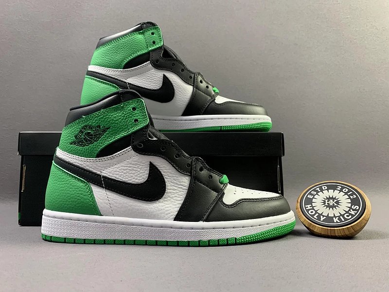 Jordan 1 Retro High Lucky Green Black