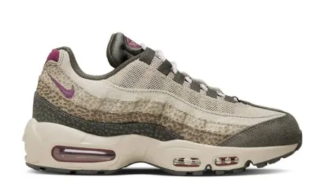 Nike Air Max 95 Beige Leopard Print Sneakers - 1