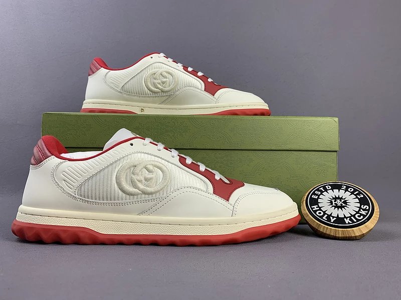 Gucci Rhyton GG Canvas Brown Beige Sneakers Chunky Sneakers - 10
