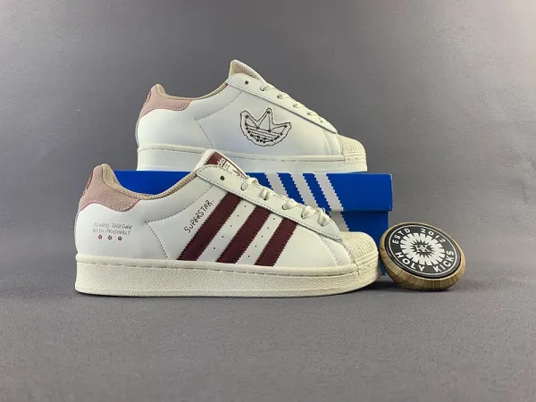 Adidas Originals Superstar Black White Sneakers - 13