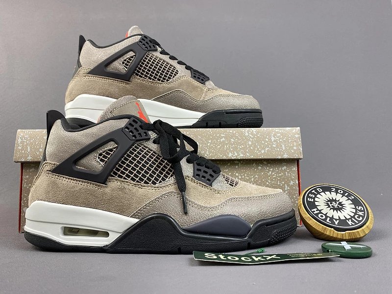 Air Jordan 4 Retro White Cement Grey Sneakers - 13