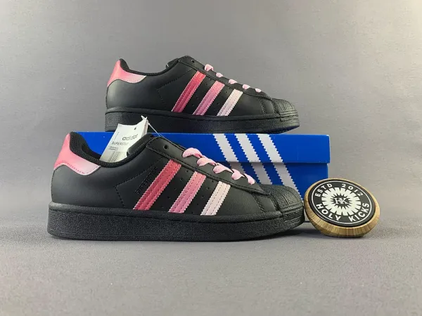 Adidas Originals Superstar Black White Sneakers - 11